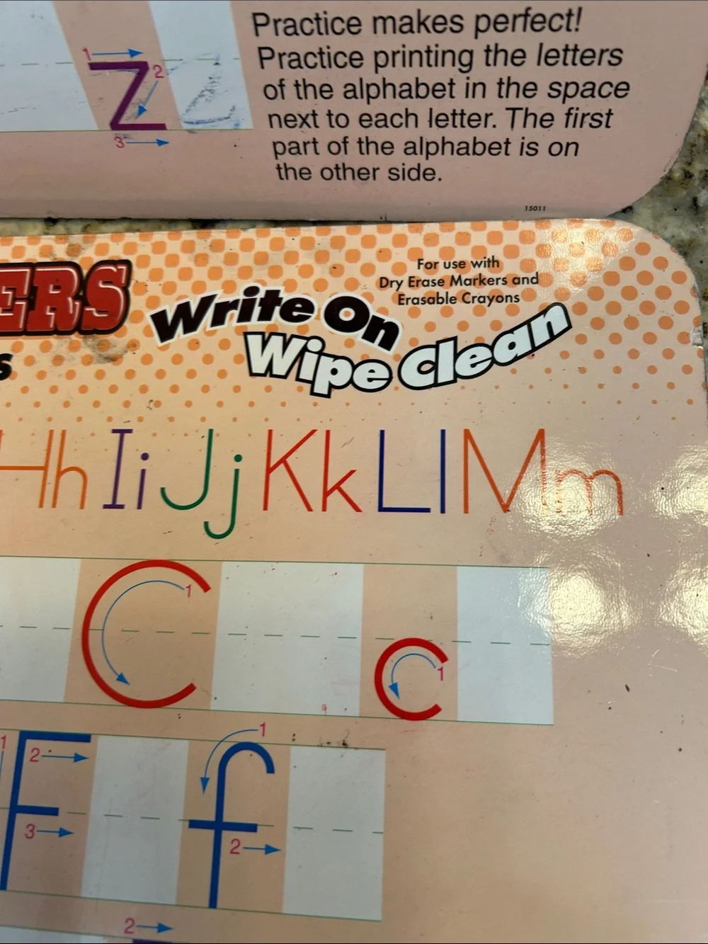 Manuscript Letters Lap Learner Practice Board – Alphabet Tracing